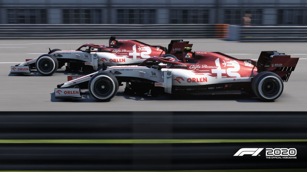 Alfa Romeo are also updated in F1 2020 Patch 1.09