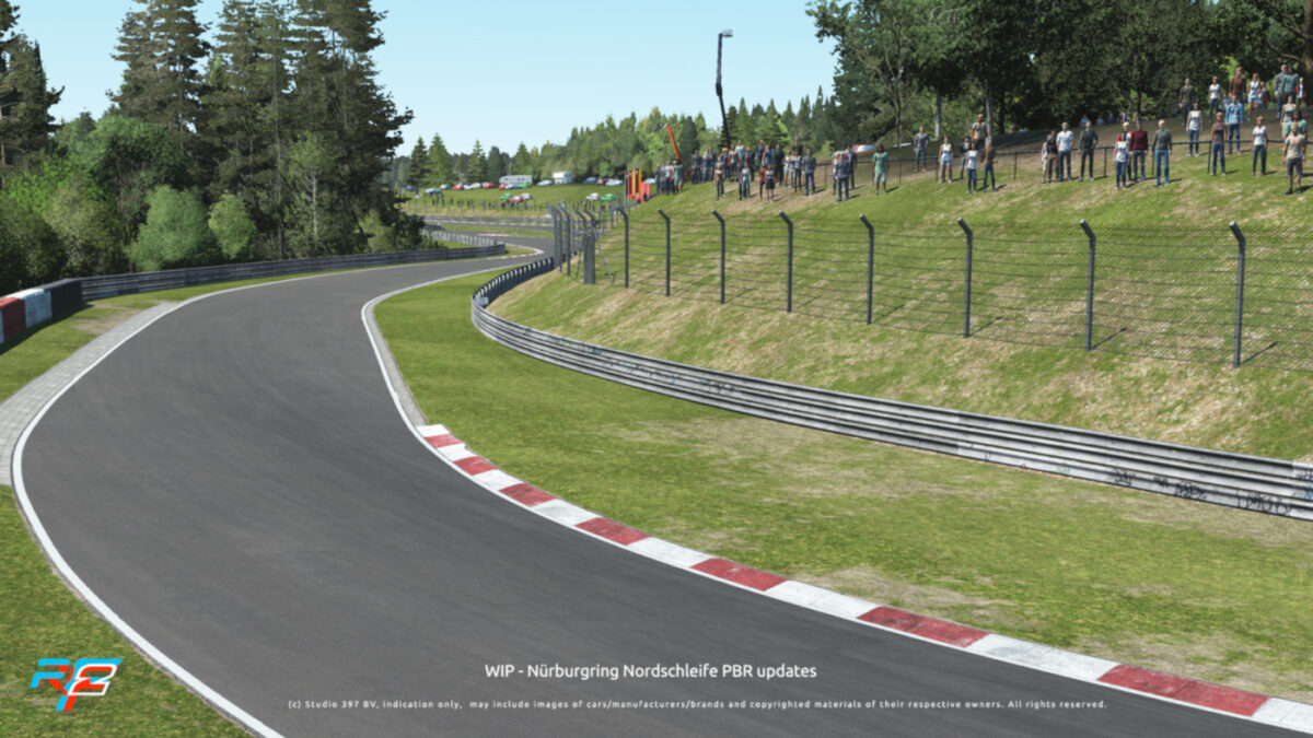 rFactor2 August 2020 Roadmap Update includes an update for the Nurburgring Nordschleife