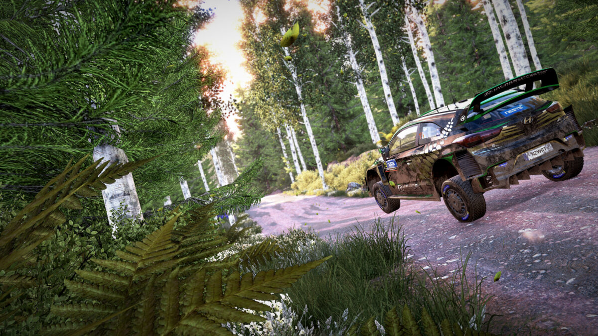 The new free WRC 9 update adds Rally Finland special stages