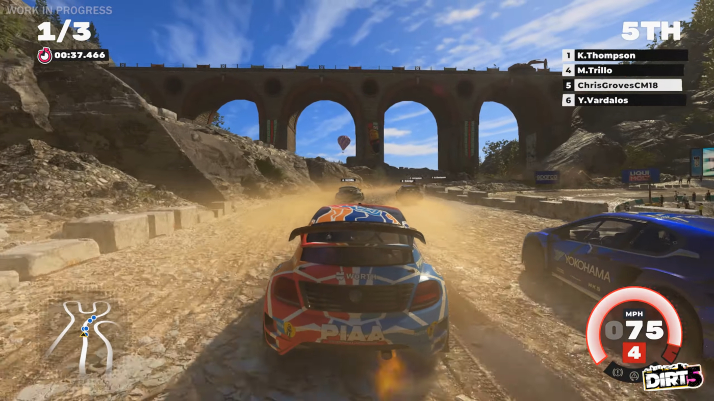 The latest DIRT 5 Video Shows Ultra Cross World RX in Italy
