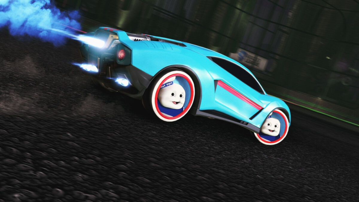 Fancy some Stay Puft wheels on your Rocket League car?