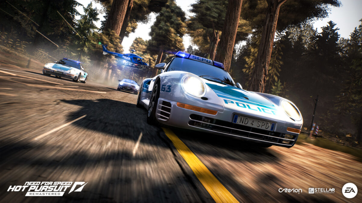 The police get access to the same supercars as the racers in Need for Speed Hot Pursuit Remastered