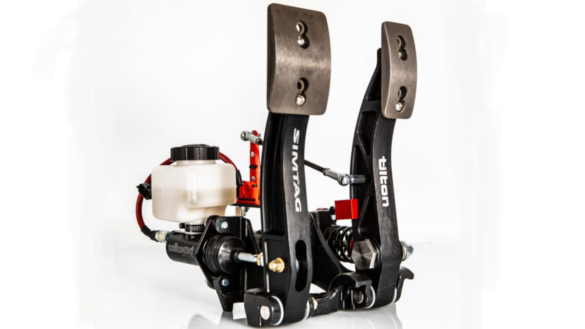 The Simtag Hydraulic 2 Pedal Racer Edition