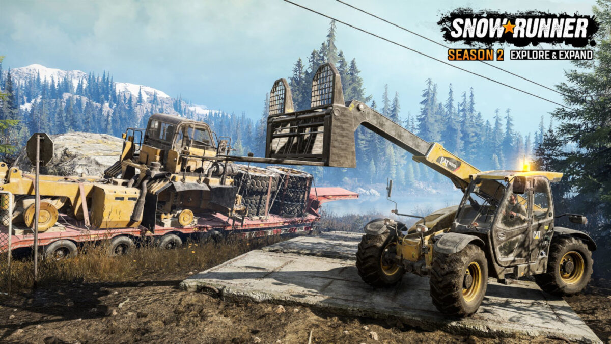 Three new vehicles in SnowRunner Season 2 Explore and Expand include a forklift and the largest truck yet