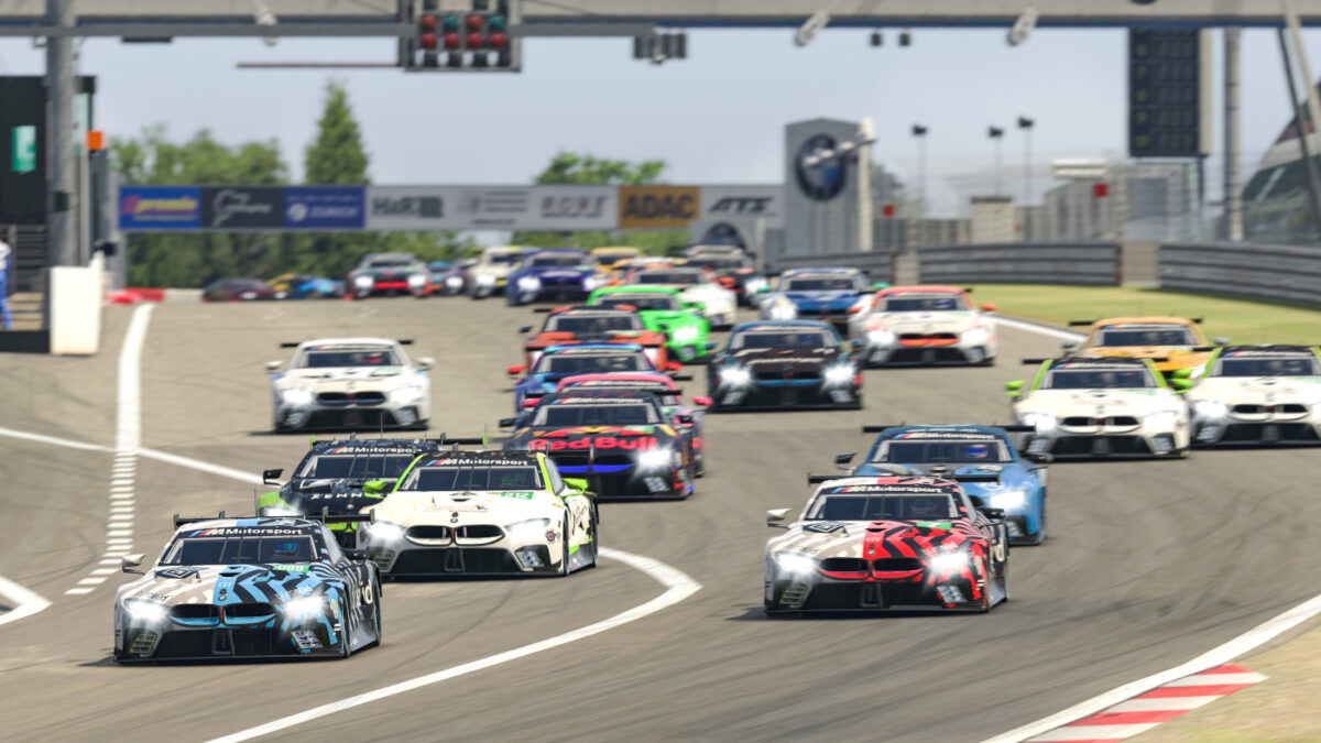 A strong field of teams and drivers all compete in the BMW M8 GTE on iRacing