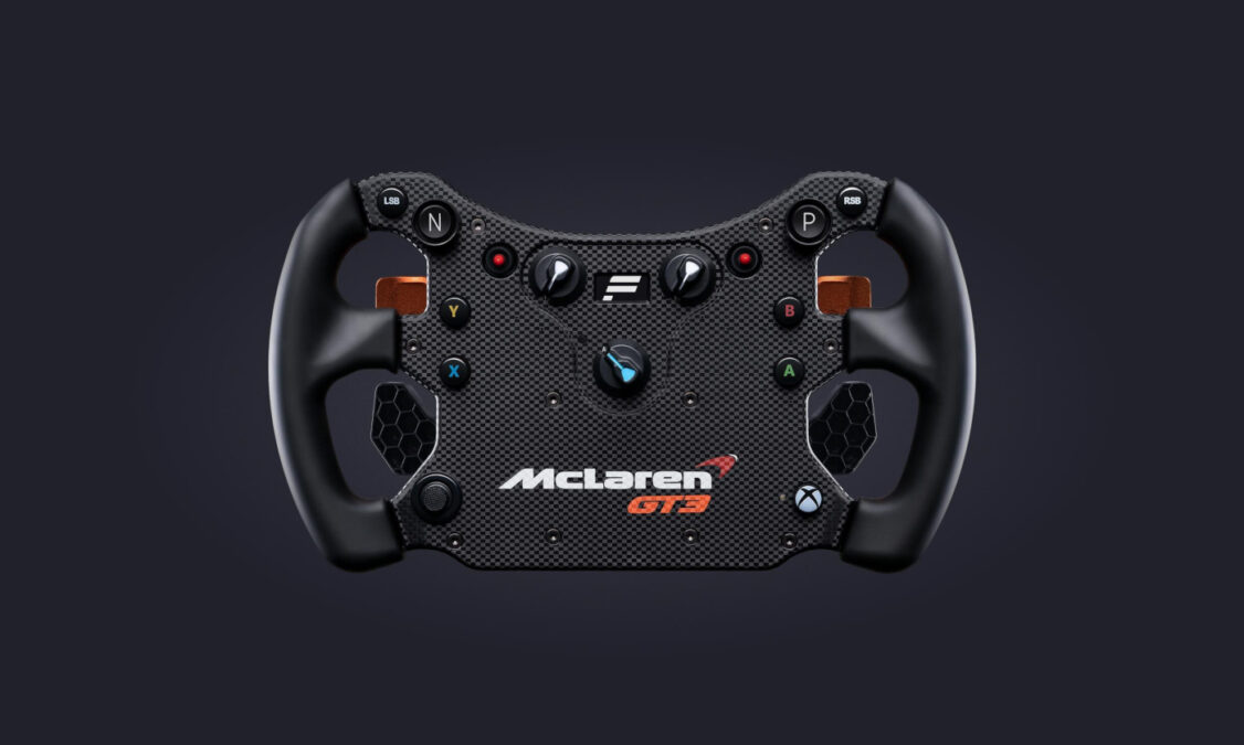 The new Fanatec CSL Elite Steering Wheel McLaren GT3 V2 is available to pre-order