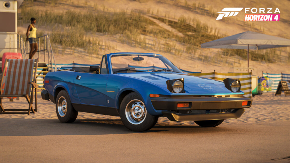 The Forza Horizon 4 Super7 1979 Triumph TR7 Roadster