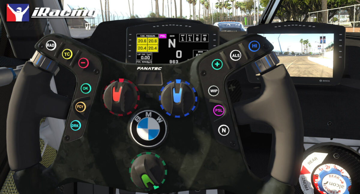 The interior already looks good as iRacing offers an Early Release for the BMW M4 GT3