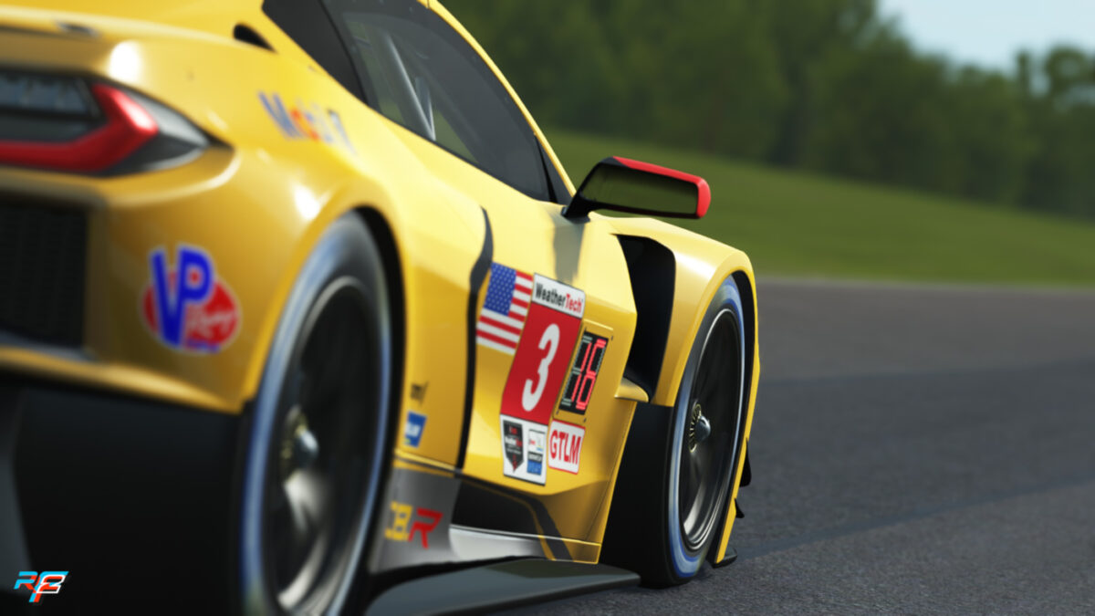Sim racers in rFactor 2 will be able to drive the Corvette C8.R soon...