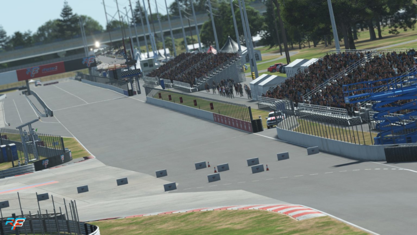 The changes to Portland International Raceway in rFactor 2 mainly focus on AI drivers