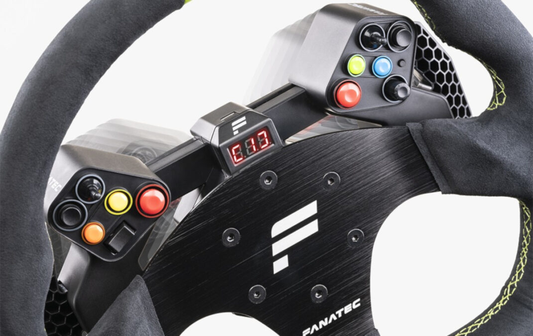 The LCD screen will be useful, including adjusting the Fanatec tuning menu