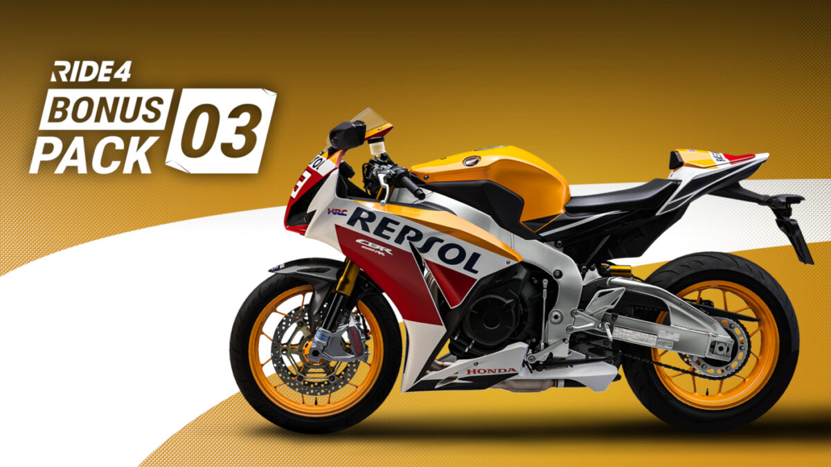 Get the 2015 Honda Fireblade CBR1000RR SP for free in the RIDE 4 Bonus Pack 03