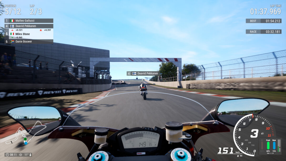 Kyalami is a challenging track, now available as DLC for RIDE 4