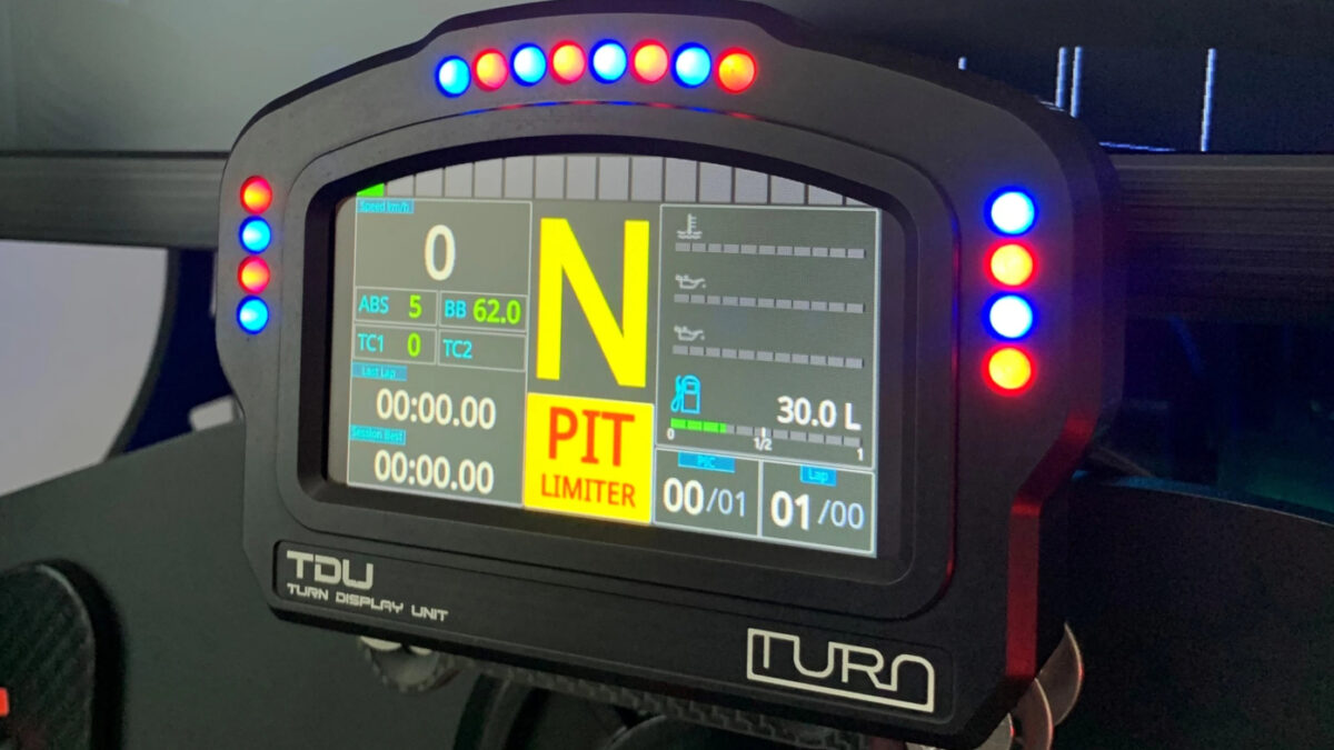 The Turn racing TDU Turn Display Unit has a USBD480 screen and 16 RGB LEDs