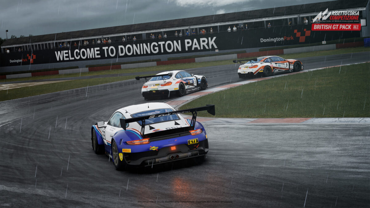 The Assetto Corsa Competizione British GT Pack DLC will add Donington Park
