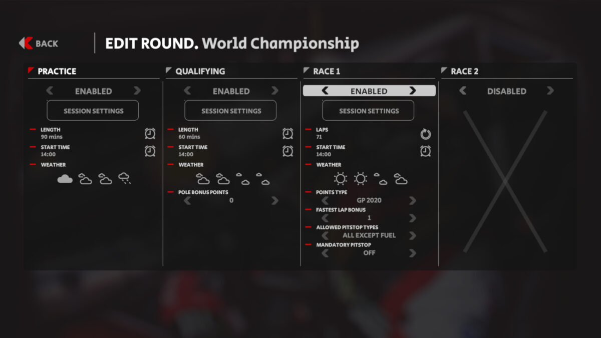 The new custom championshiop tool for Automobilista 2