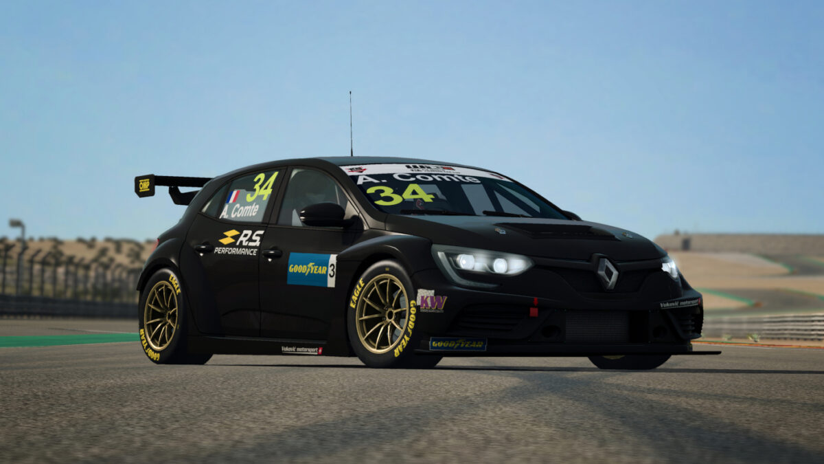 The WTCR 2020 Renault Megane RS TCR in RaceRoom