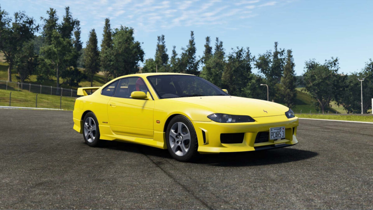 The 2002 Nissan Silvia S14 Spec R Aero and Racing Conversion in Project CARS 3 Power Pack DLC