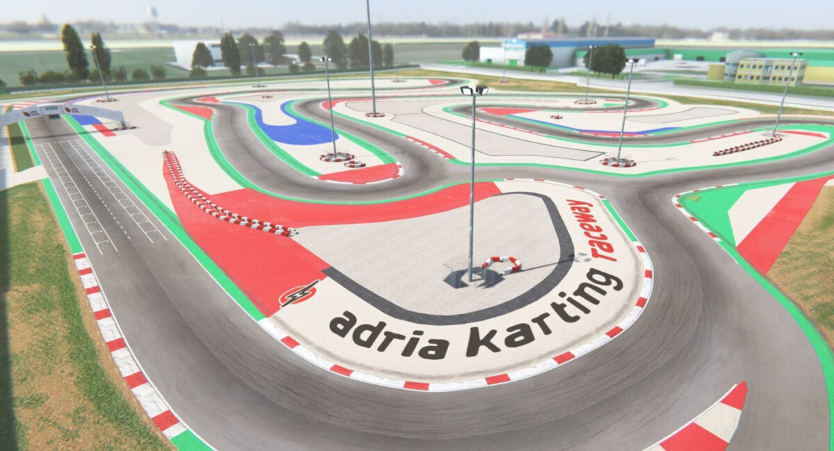The TrackDayR circuit list includes Adria International Raceway Karting...