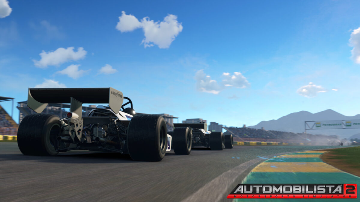 Automobilista 2 Update V1.1.3.5 adds historical layotus for Jacarepagua, along with the classic F1 cars