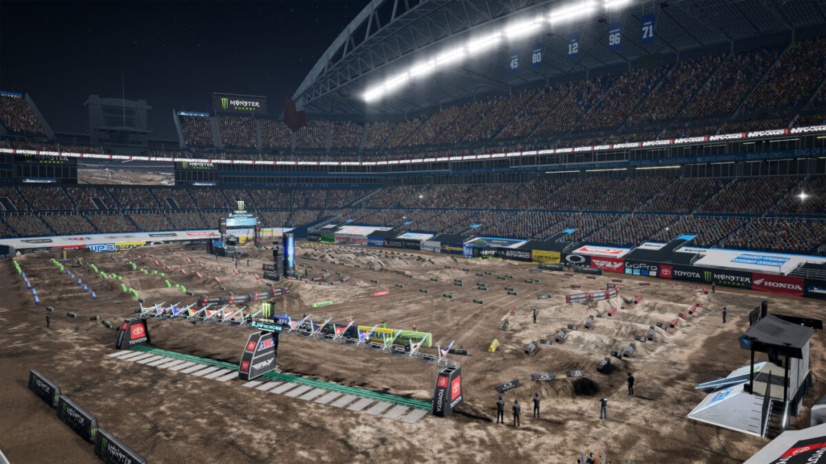 The 2020 Centurylink Field Seattle Supercross circuit is also part of the 2Stroke Bikes Pack 125 DLC