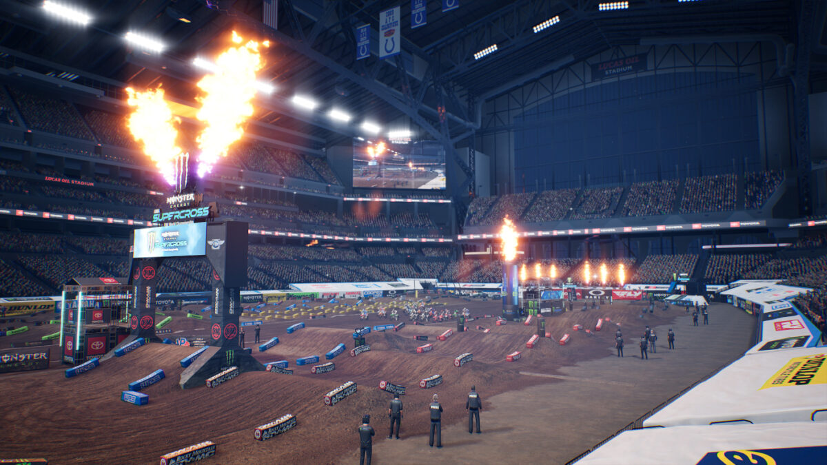 The 2020 Indianapolis Track is part of the Monster Energy Supercross 4 2Stroke 250 Bikes Pack