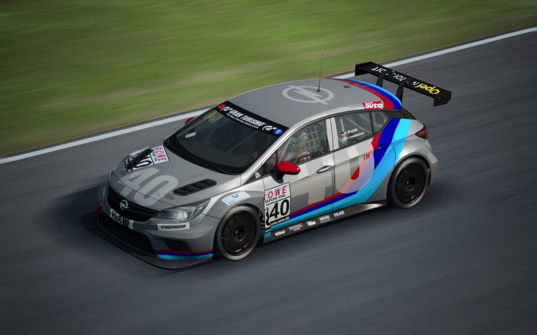 The May 2021 RaceRoom dev notes confirm the Opel Astra TCR
