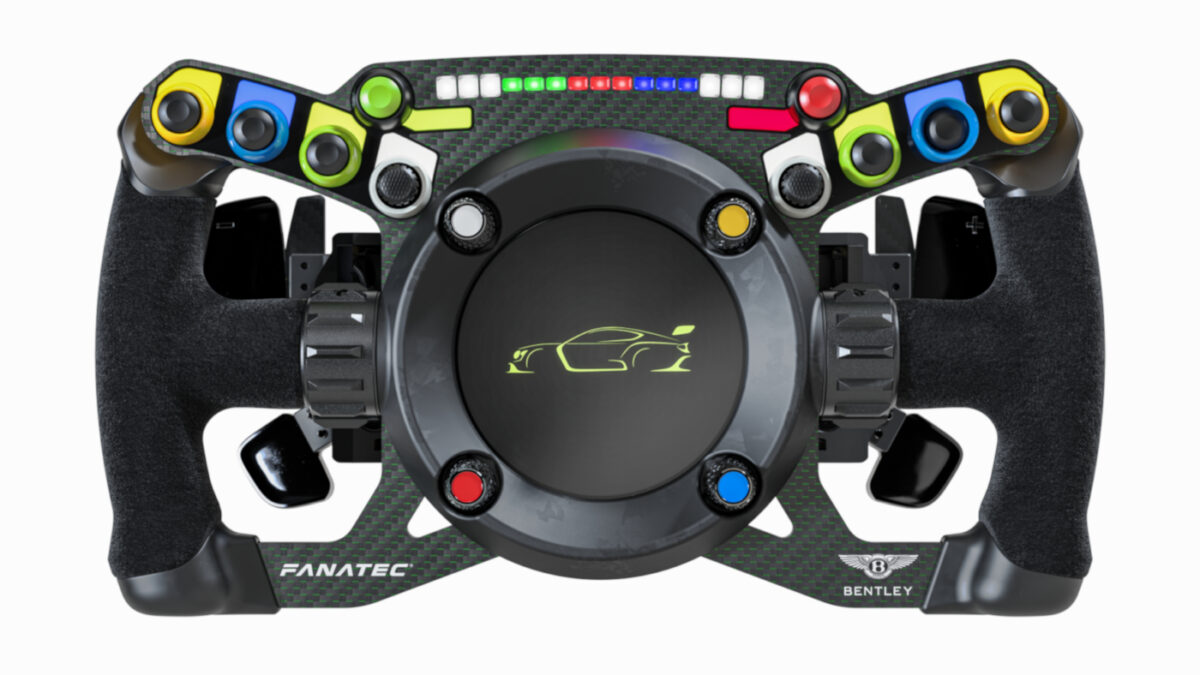 Fanatec Podium Steering Wheel Bentley GT3 Unveiled