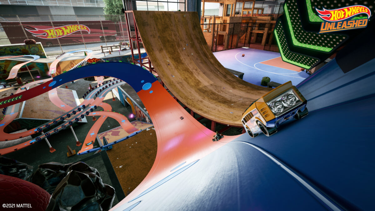 Check out the Hot Wheels Unleashed Skatepark Environment, including ramps, halfpipes and more...