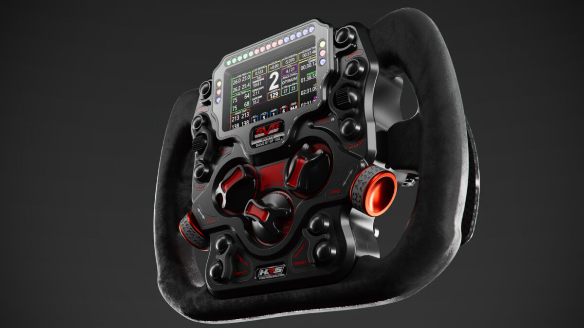 The Hybrid Racing Simulations SVGT3 Wheel looks pretty trick...