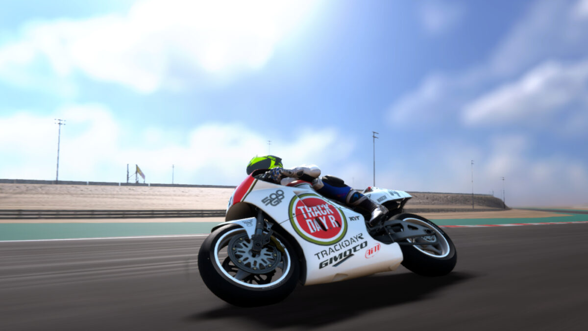 The TrackDay R Update Adds a 500cc GP Two-Stroke Bike which looks like one ridden by a Texan motorcycle racing legend