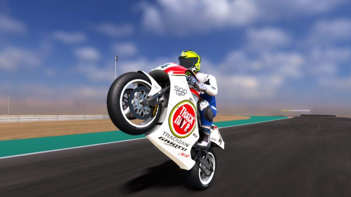 The latest TrackDay R Update Adds a 500cc GP Two-Stroke Bike