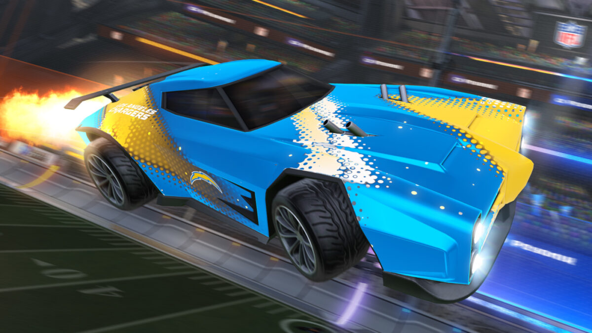 The 2021 NFL Fan Pass in Rocket League includes decals for all teams, including the Chargers