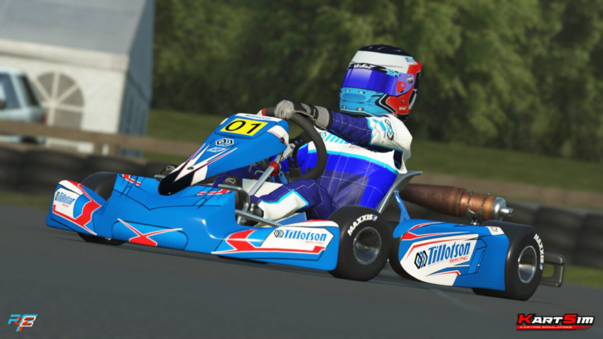 The rFactor 2 KartSim Tillotson T4 Series Kart Released