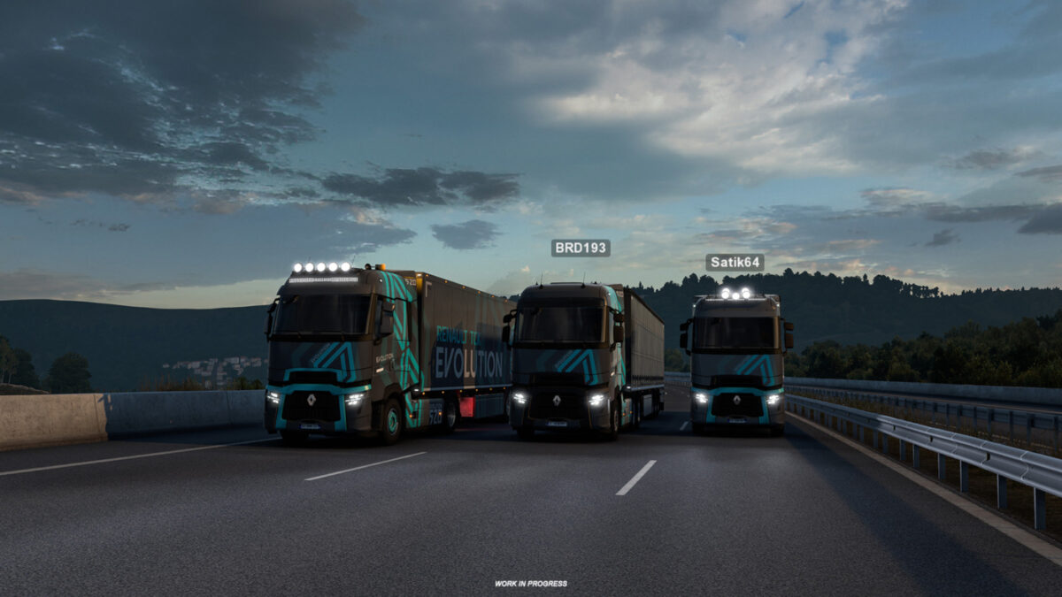New force feedback, and convoy mod support, are both delivered to American Truck Simulator and Euro Truck Simulator 2