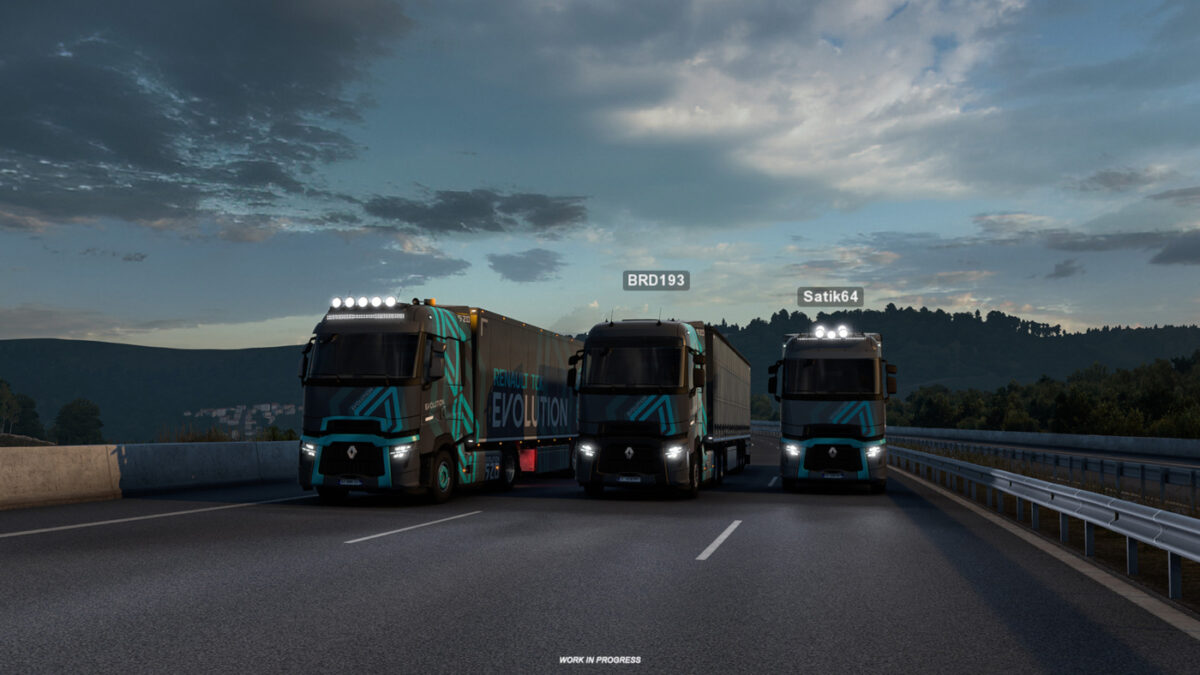 New force feedback, and convoy mod support, are both delivered to American Truck Simulator and Euro Truck Simulator 2