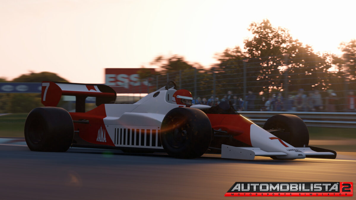 Classic Grand Prix cars from 1983 are coming to Automobilista 2, including the McLaren MP4-1C
