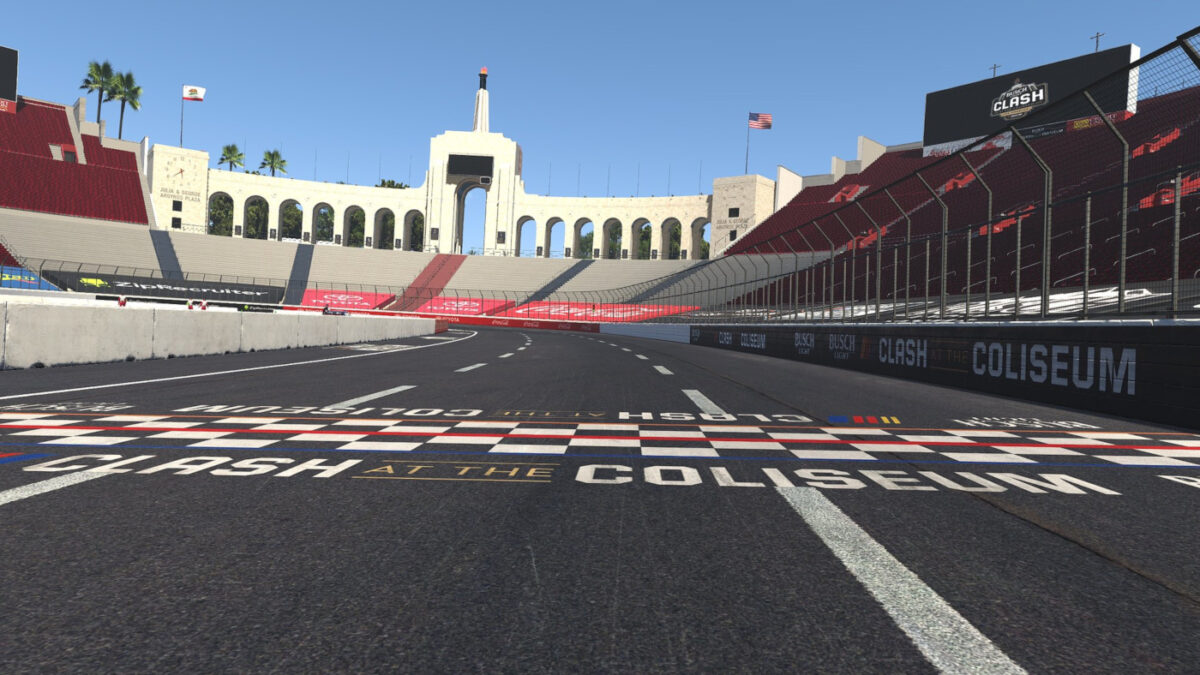 Los Angeles Memorial Coliseum is part of iRacing 2022 Season 1 Patch 2