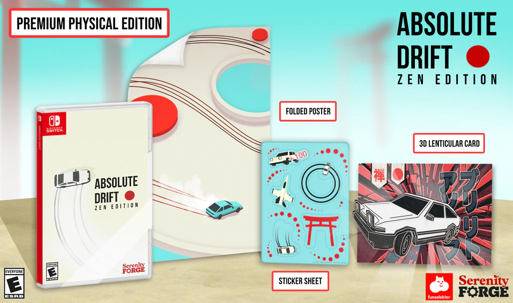The Nintendo Switch physical edition of Absolute Drift will come with some nice extras