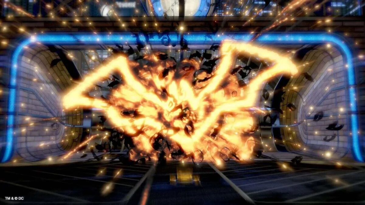 The Batman Goal Explosion is the only transferrable customisation item in the Rocket League 2022 Batmobile Bundle