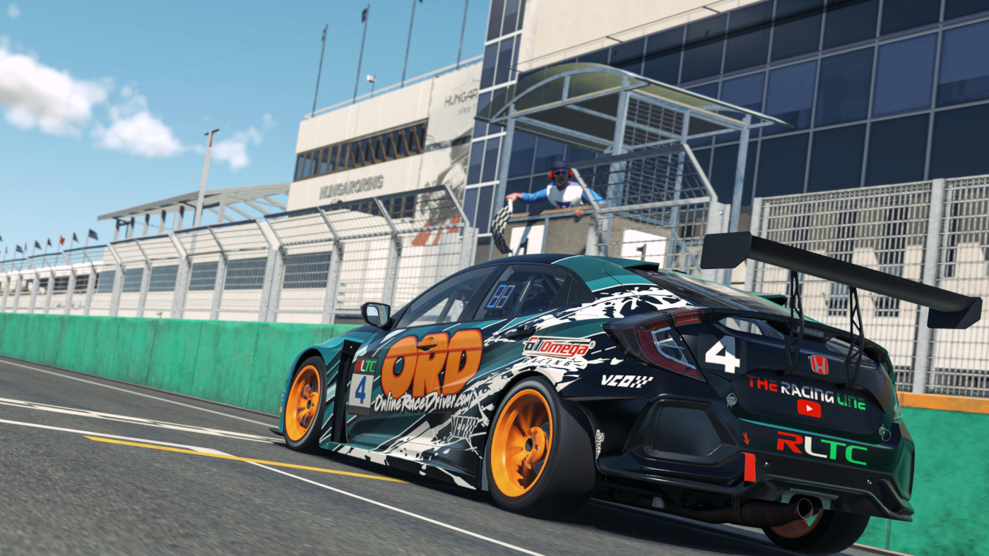 a first iRacing league victory for Team ORD (Image courtesy VCO Esports)