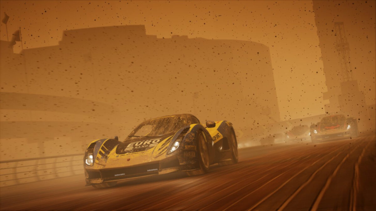 The new Dust weather conditions look challenging in GRID Legends