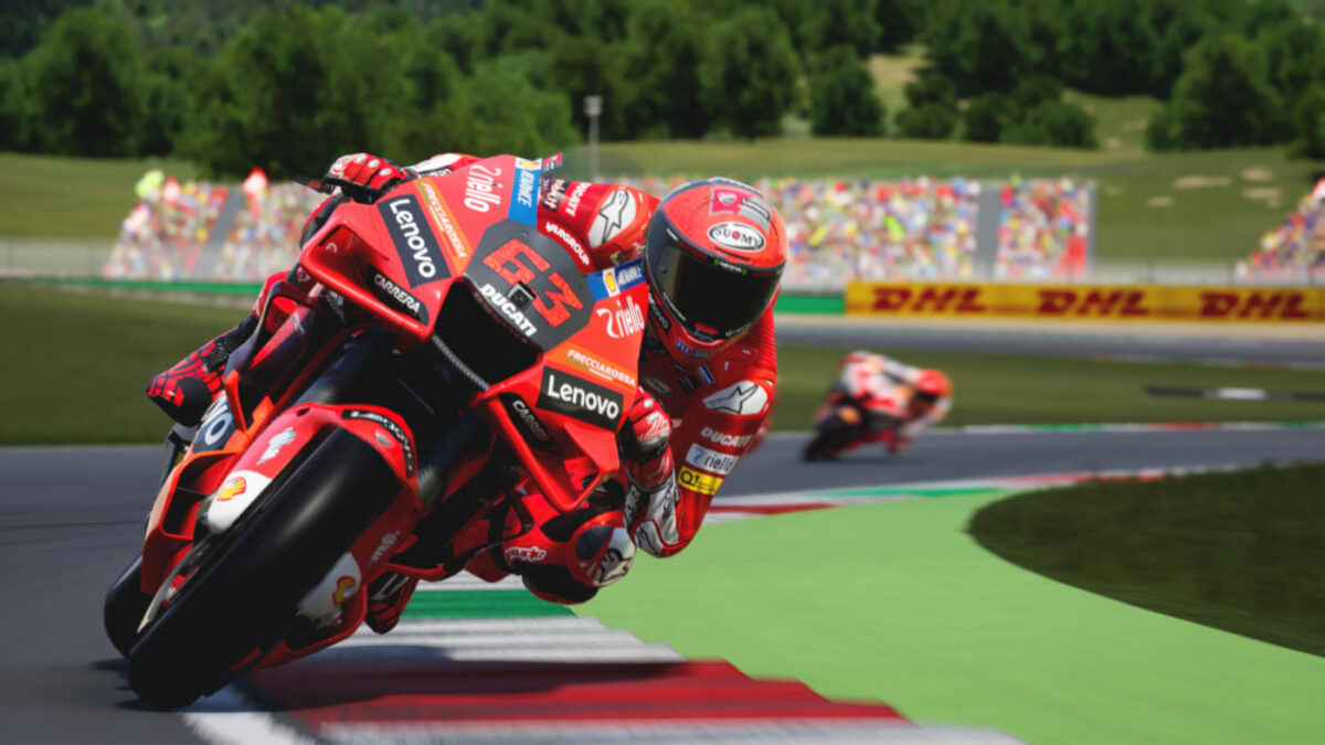 A new MotoGP 22 Update adds current bikes and riders, along with re-turning their performance