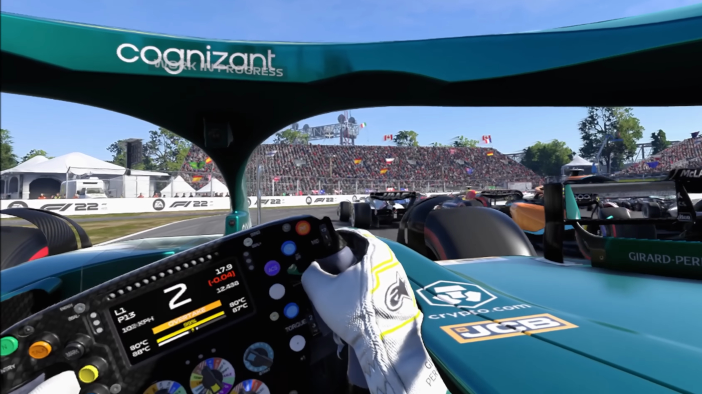 F1 22 VR Quick Look Video At The Canadian Grand Prix - ORD