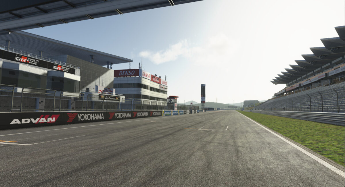 iRacing Shows Off Fuji Speedway and Sandown Raceway - the straight at Fuji