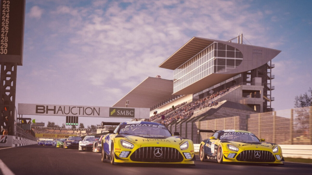 A first overall 2022 Fanatec Esports GT Pro Series win for Juncadella at Suzuka