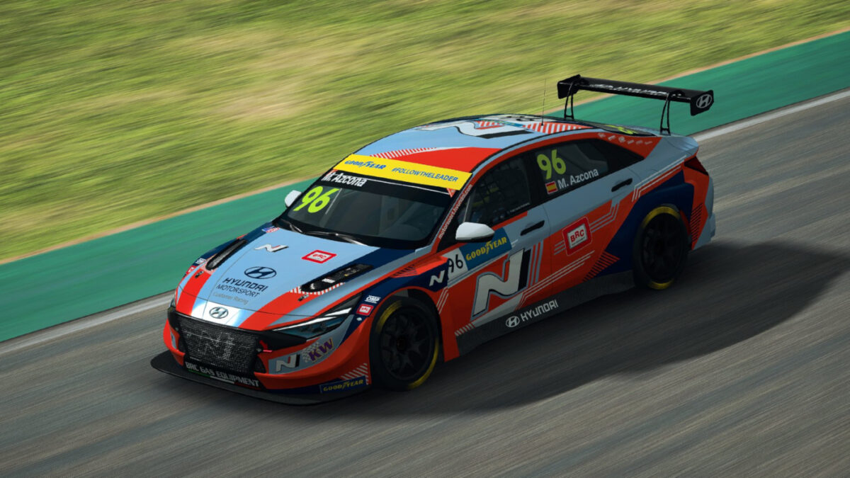The WTCR 2022 Cars added to RaceRoom include the latest Hyundai Elantra TCR 2022