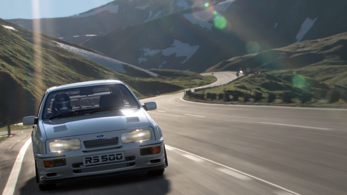 Drive the Ford Sierra Cosworth RS500 with the Gran Turismo 7 25th Anniversary Update Released