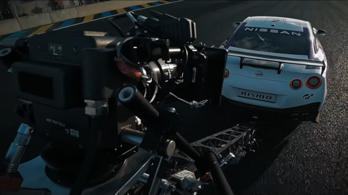 The Gran Turismo film will feature plenty of racing action views familar to anyone who has played the game