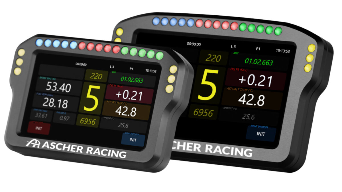 New Ascher Racing 4" and 5" Dashboards Now Available